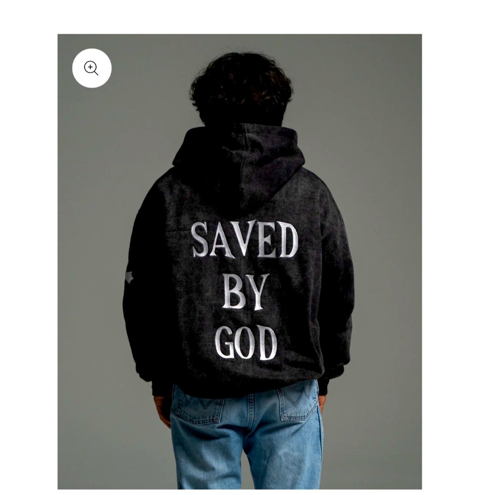 Mesiyas hoody vintage black and white size XL